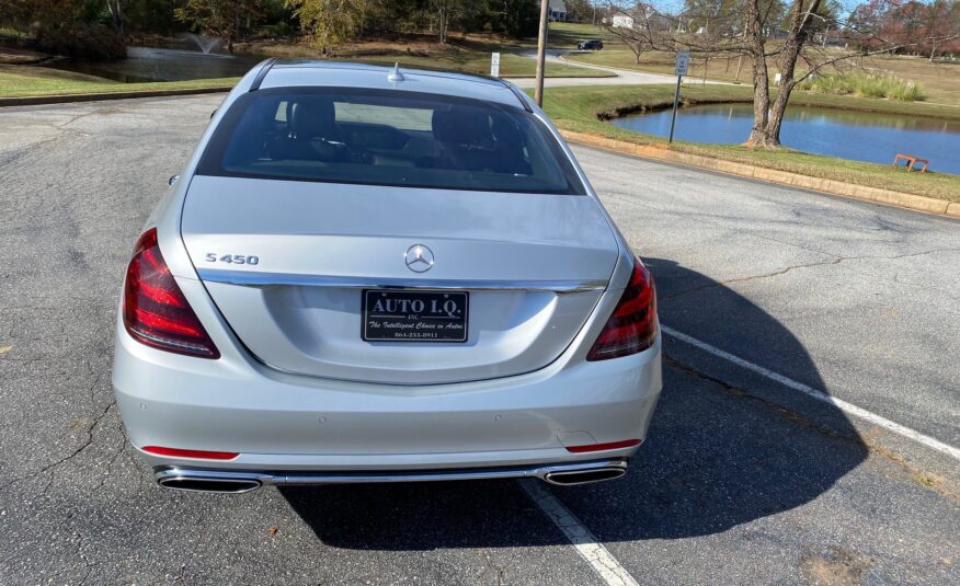 2019 MERCEDES-BENZ S-CLASS S 450 SEDAN