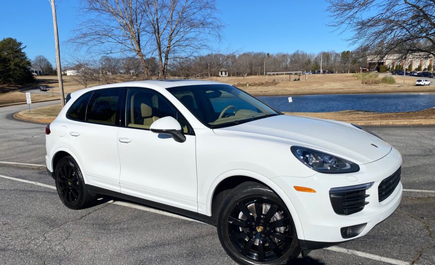 2017 PORSCHE CAYENNE PLATINUM EDITION AWD