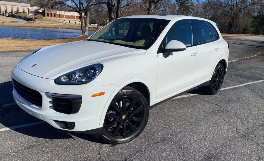 2017 PORSCHE CAYENNE PLATINUM EDITION AWD