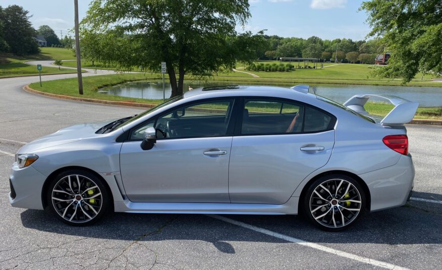 2020 SUBARU WRX STI LIMITED MANUAL W/WING SPOILER
